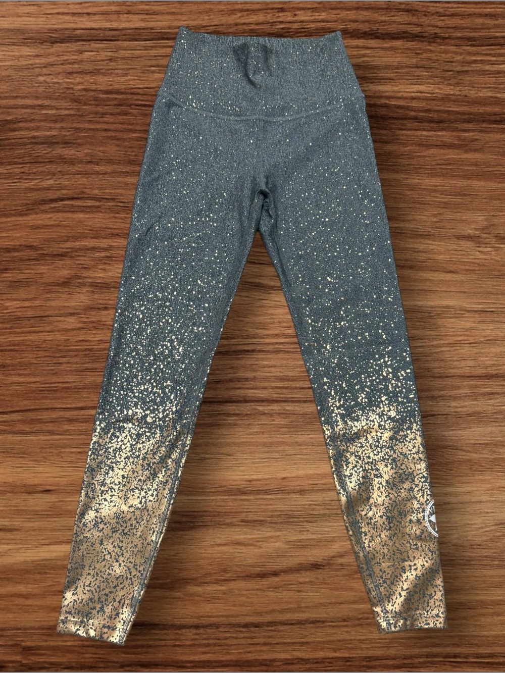 Beyond Yoga Alloy Ombre High Waisted Rose Gold Speckle Leggings Size Medium